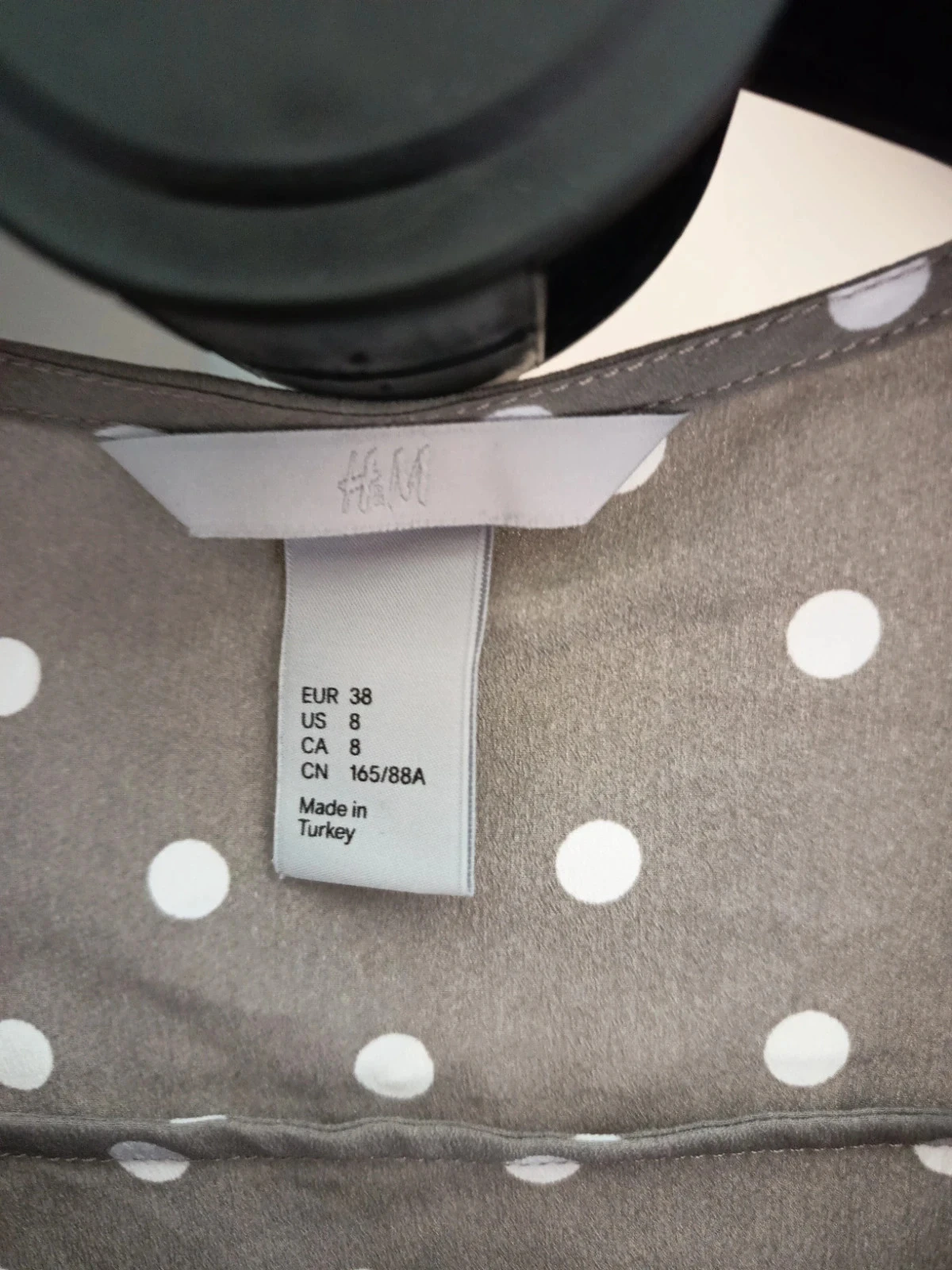 Grijze polka dot blouse H&M – photo 4